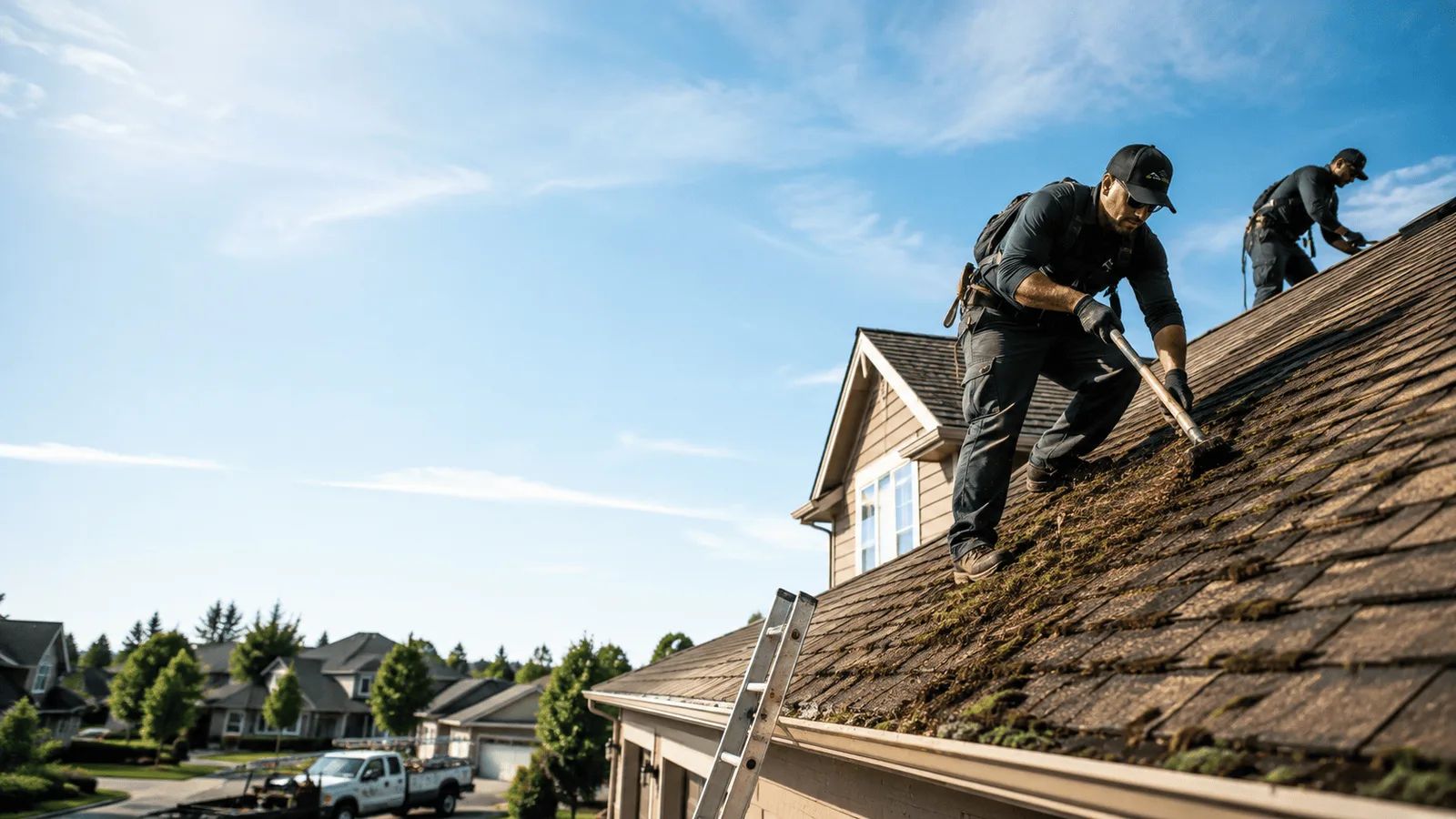 Roof Moss Removal in Watertown, CT near me